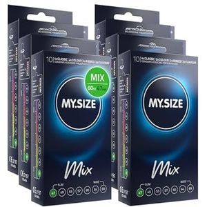 My.Size Mix Condooms Maat 1, 47 mm, Voordeelpakket, Inhoud 60 stuks