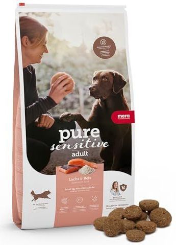 mera pure sensitive Lachs/Reis Hundetrockenfutter 4 Kilogramm