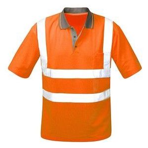 elysee® unisex Warnschutz Shirt CARLOS orange Größe M