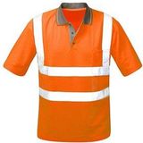 elysee® unisex Warnschutz Shirt CARLOS orange Größe L