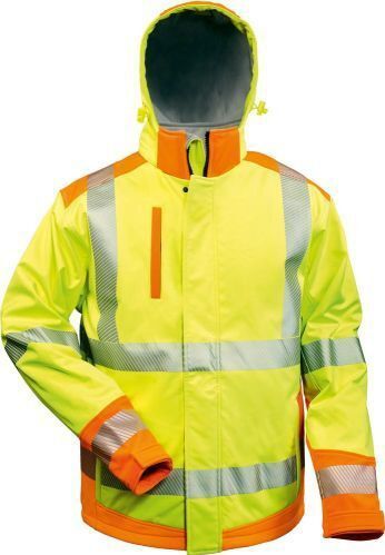 elysee® unisex Warnjacke RICKMER gelb, orange Größe 2XL