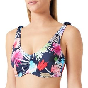 Firefly Muriel Bikinitop Navy Dark/Flower 46