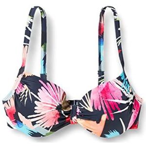 Firefly Miriam Bikinitop Navy Dark/Flower 40