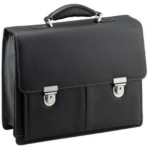 d&n Business Line Briefcase Leer 40 cm Laptopcompartiment Schwarz