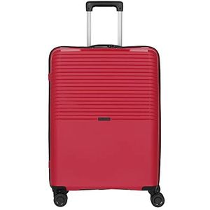 d & n Travel Line 4000 koffer met 4 wielen, 66 cm, Snoep Roze, 66 cm, klassiek