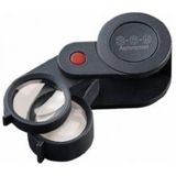 Eschenbach 11869 Inslagloep Vergrotingsfactor: 3 x, 6 x, 9 x Lensgrootte: (Ø) 23 mm Zwart