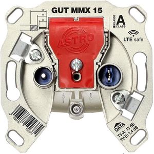 Astro BK modem doorgeefluik 15dB 5-1218 MHz GUT MMX 15 (Antenne aansluiting), Satelliet accessoires