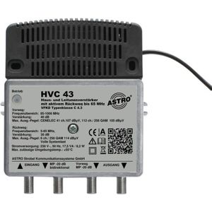 Astro Breedband versterker HVC 43 (Versterker), Satelliet accessoires, Zwart, Zilver