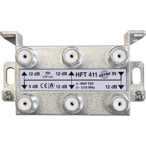 Astro Tak HFT 411 4gang (12 dB, Spruitstuk en aftakking), Antennekabel