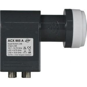 Astro ACX 985 A (Quad LNB, 40 mm), LNB, Zwart