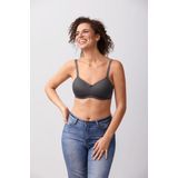 Amoena - Mara - Voorgevormde Prothese Bh - Dark Grey Melange