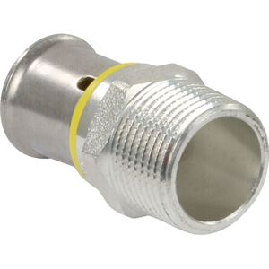 Wavin Tigris gas pers puntstuk 3/4"x20mm
