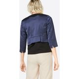 Vera Mont - Bolero Blazer - Blauw - Satijn