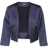 Vera Mont - Bolero Blazer - Blauw - Satijn