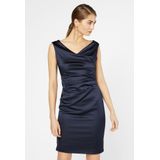 Vera Mont - Jerseyjurk - Satijn - Mouwloos - V-hals - Knielengte