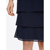 Vera Mont - Cocktailjurk - Donkerblauw - Gelaagde Look - Mouwloos