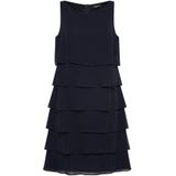 Vera Mont - Cocktailjurk - Donkerblauw - Gelaagde Look - Mouwloos