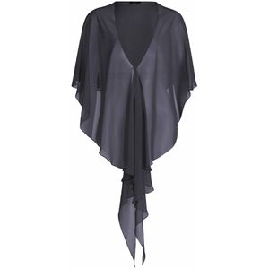 Vera Mont Multifunktionstuch "Vera Mont Chiffonstola mit Volant", Nahtführung