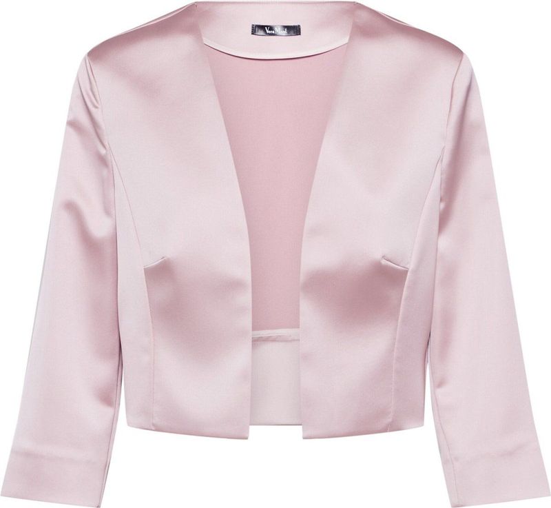 Bolero - Effen - Satijn - Driekwart Mouw - Glanzend