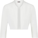 Vera Mont - Jersey Bolero Jas - Wit - Slim Fit