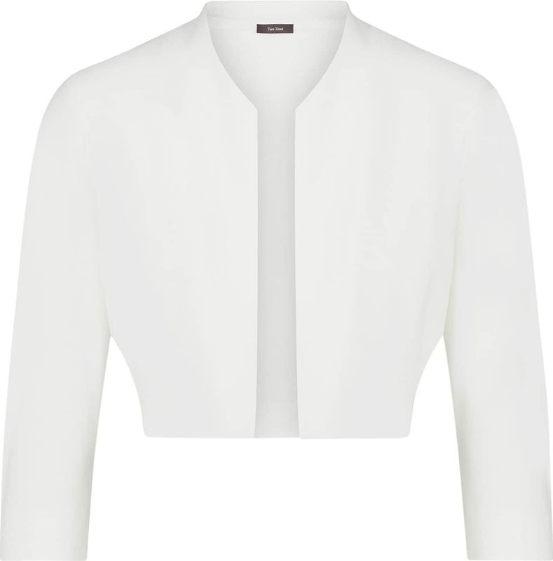 Vera Mont - Jersey Bolero Jas - Wit - Slim Fit