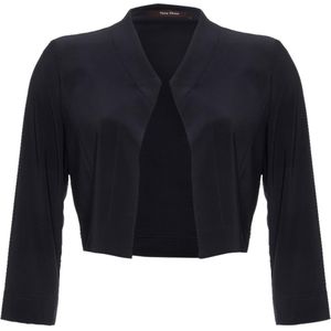 Vera Mont Sweatjacke Vera Mont Bolero-Jacke figurbetont Nahtführung