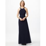 vera mont, Dames, Jurken, Blauw, Maat: 2XS Chiffon,