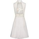 Vera Mont - Cocktailjurk - Wit - Elegant Kantinzet - 2XL