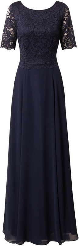 Cocktailjurk - Effen - Licht Transparant - Lang - Slanke Pasvorm