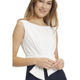 Jumpsuit - Crêpe - Color-Blocking - Mouwloos - Normale Pasvorm