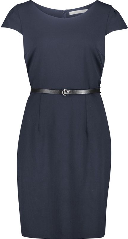 Betty Co. Korte Jurk - Blauw - Polyester/Viscose/Elastaan