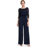 vera mont, Dames, Jumpsuits & Playsuits, Blauw, Maat: 2XS Jersey,