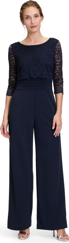 vera mont, Dames, Jumpsuits & Playsuits, Blauw, Maat: 2XS Jersey,