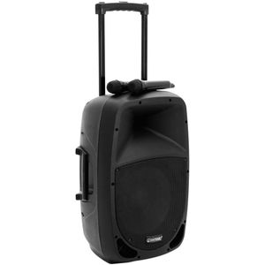 Omnitronic - MES 15BT2 - PA Speaker - Zwart - Accu-oplossingen voor Locatie-onafhankelijke Evenementen