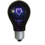 Lamp - E-27 Fitting - Zwart - UV-Actief Effect - Hoge Lichtopbrengst