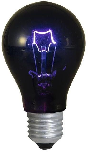 Lamp - E-27 Fitting - Zwart - UV-Actief Effect - Hoge Lichtopbrengst