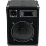 OMNITRONIC DX-1022 Speaker - 3-Way - 400 W - Zwart - Houten Behuizing