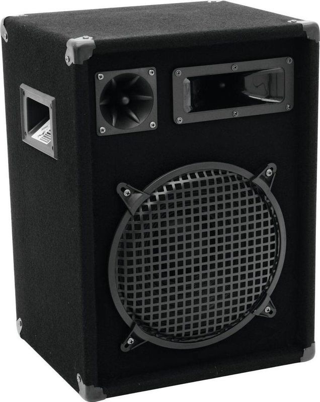 OMNITRONIC DX-1022 Speaker - 3-Way - 400 W - Zwart - Houten Behuizing