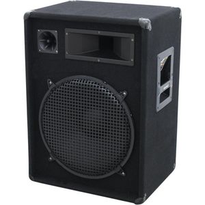 Omnitronic - DX-1522 - 3-Way Speaker - Zwart - 800W Piekvermogen, 15 inch Woofer, 8 Ohm