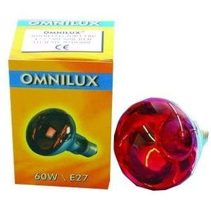OMNILUX R80 230V/60W E-27 red