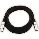 OMNITRONIC XLR-Kabel 3-polig, 3 m, schwarz