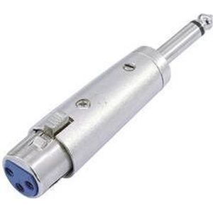 Omnitronic 30226400, 3-pin XLR, 6,3 mm, Silber