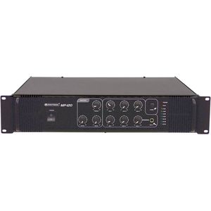 Omnitronic ELA-versterker MP-120 120 W, Stereoversterker, Zwart