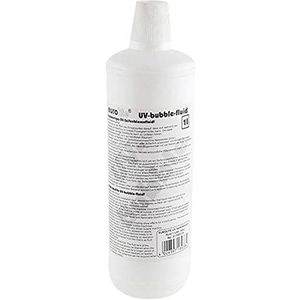 Bellenblaas navulling - EUROLITE UV BLAUW - zeepbellen Vloeistof Bellenblaasvloeistof bellenvloeistof bubbelvloeistof bubble liquid refill bellen blaas 1 liter