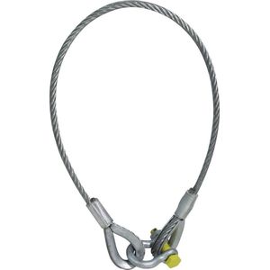 1000x10mm m.Schäkel bis400kg Sicherungsseil - Eurolite