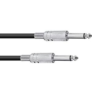 OMNITRONIC Jack cable 6.3 mono 1.5m bk - AUX kabel