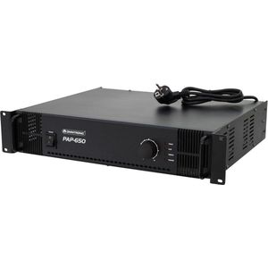 Omnitronic - Pap-650 - Stereoversterker - Zwart - 650 Watt