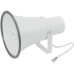 Omnitronic 061122 HR-15 PA luidspreker met paviljoen, wit