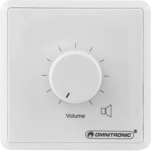 Omnitronic - ELA LS-Regler - Volumeregeling - Wit - Inbouwvolumecontroller voor 100-V