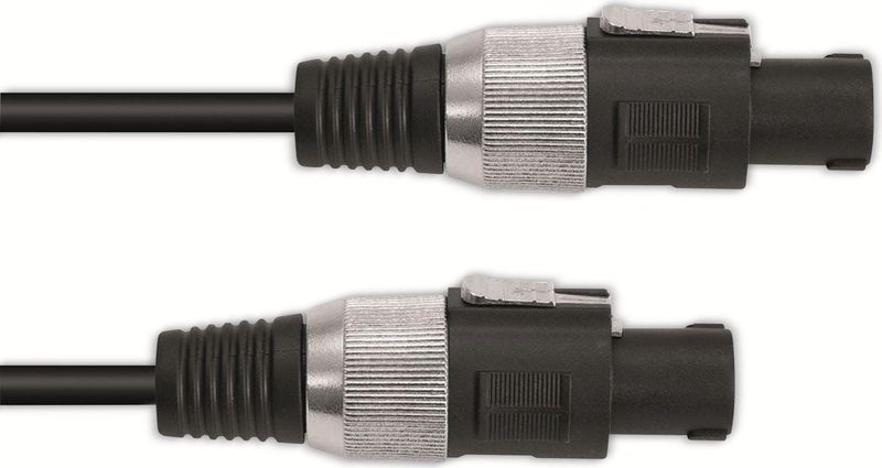 Omnitronic - Luidsprekerkabel - Zwart - 2 x 1,5 mm² - 5 m